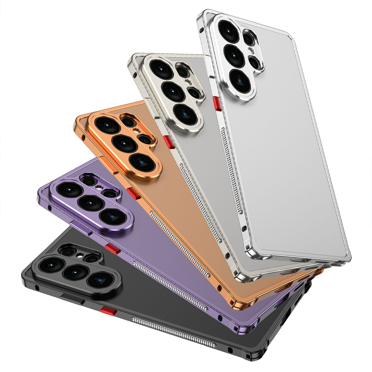 サムスンギャラクシーs26ウルトラ用航空アルミニウム合金フレ - Metal Bumper Aluminum Frame Case のレビューと価格