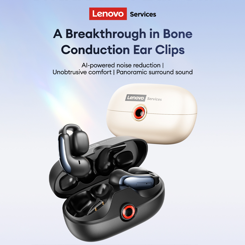 Lenovo LES-108 骨伝導 TWS イヤークリップ - Phone Cases のレビューと価格