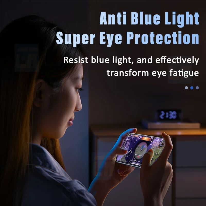 2-4 ピース抗ブルーライト強化ガラスサムスンギャラクシー  - Matte Anti Glare Screen Protector のレビューと価格