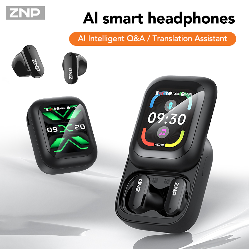 ZNP N04 TWS ワイヤレスイヤホン。タッチスクリーン - Earphones のレビューと価格