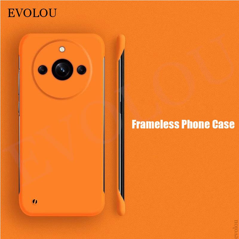 Realme 11 pro plus用の超薄型,耐衝撃性,耐 - Matte Hard Pc Back Case のレビューと価格