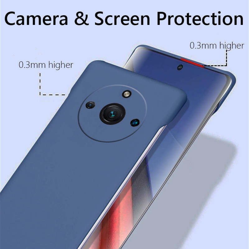 Realme 11 pro plus用の超薄型,耐衝撃性,耐 - Matte Hard Pc Back Case のレビューと価格