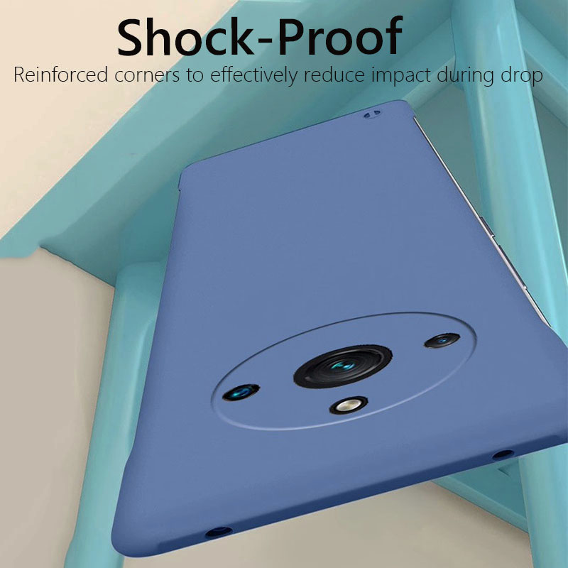 Realme 11 pro plus用の超薄型,耐衝撃性,耐 - Matte Hard Pc Back Case のレビューと価格