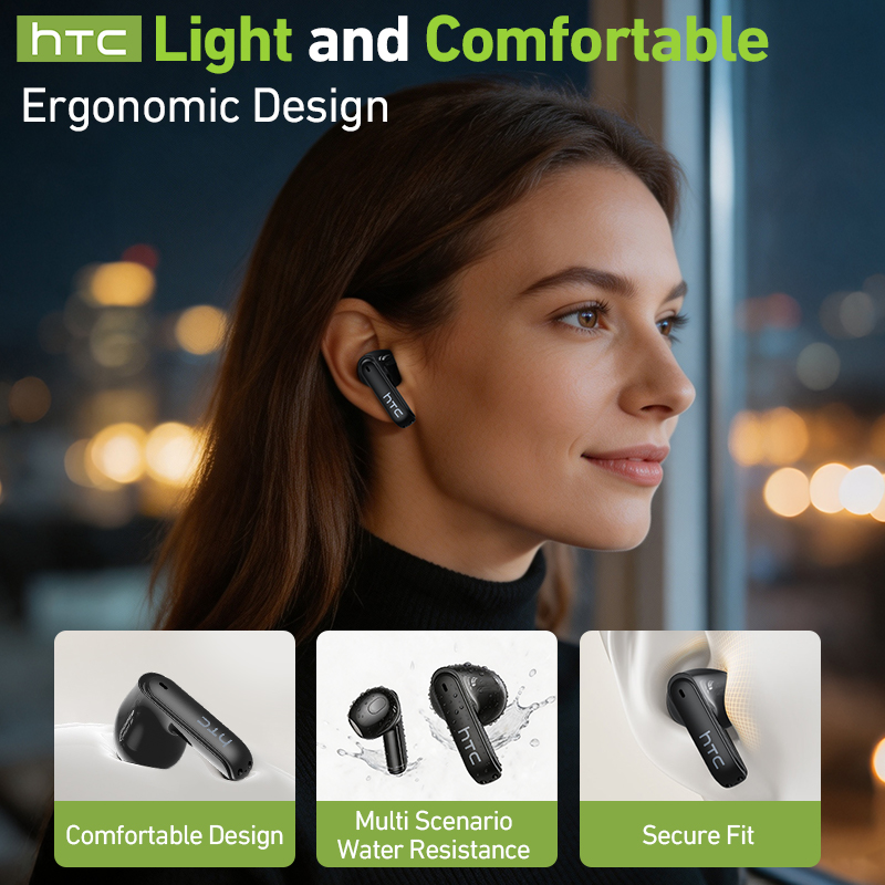 HTC製ゲーミングBluetoothヘッドホン（マイク付き） - Earphones のレビューと価格